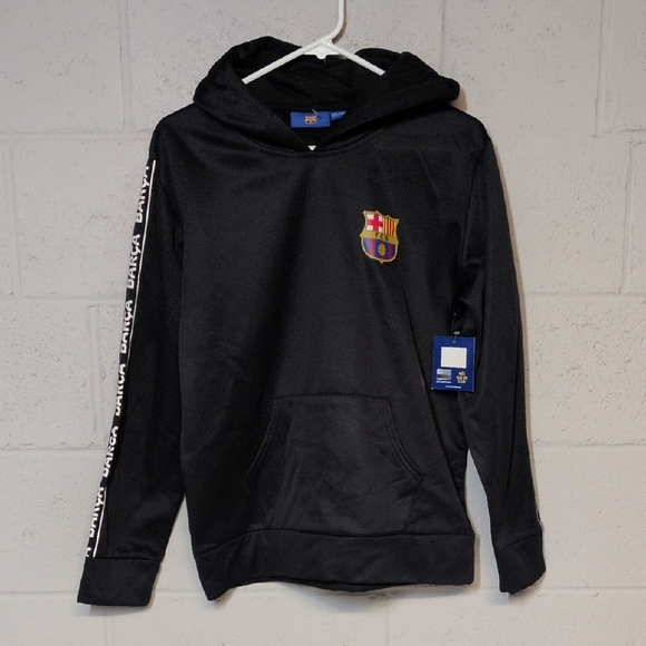 Fc Barcelona Other - FC Barcelona Boy's Athletic Hoodie Size XL NWT